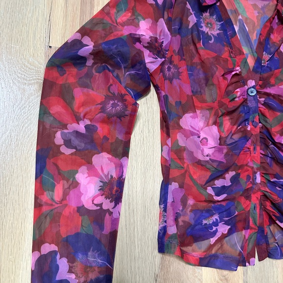 Mauve Anthropologie Top - Picture 3 of 4